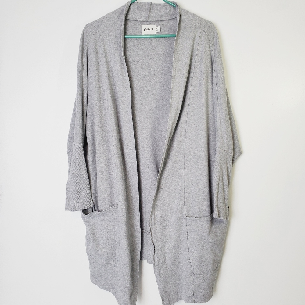 Pact Organic Cotton Long Cardigan S/M